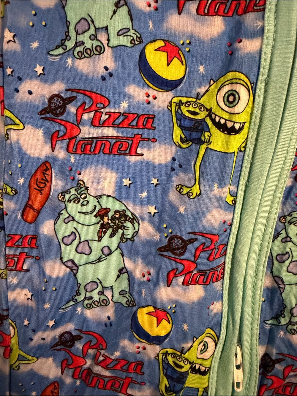 Toy Story Monsters Inc Mash up Bamboo Shorty 12-18